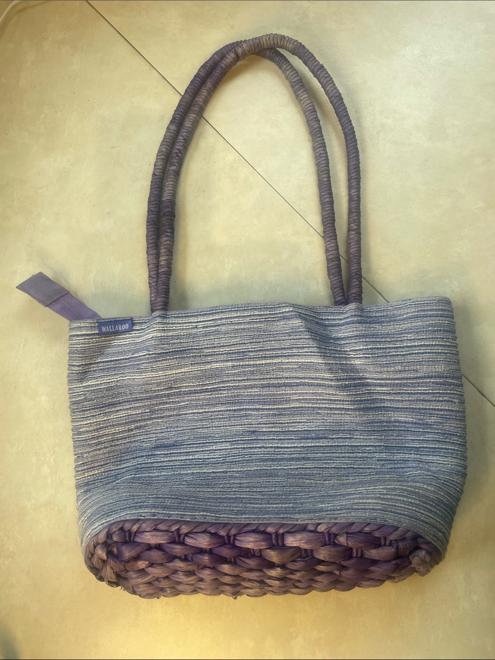 Wallaroo Hat Co Purple and Light Blue Women’s Purse